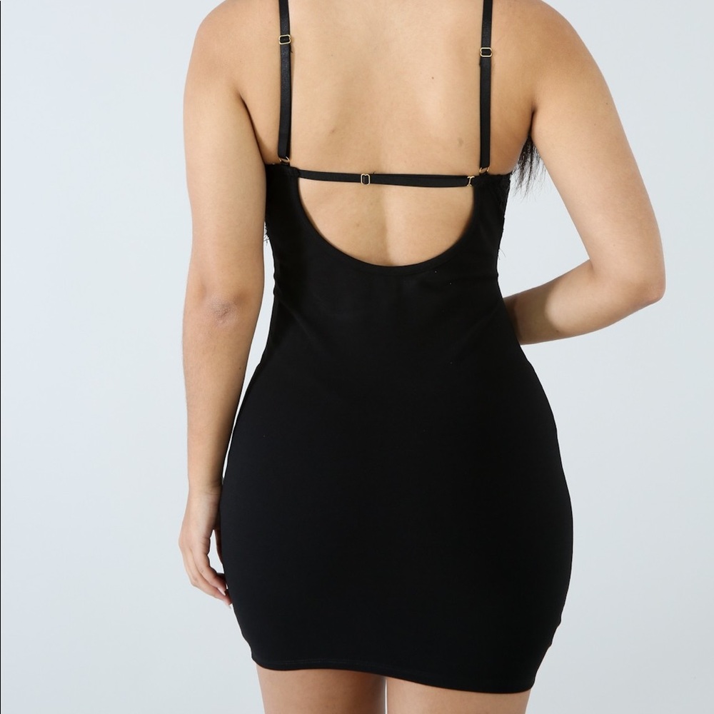TWO LEFT Dime Piece Mini Dress - Black - Picture 5 of 7